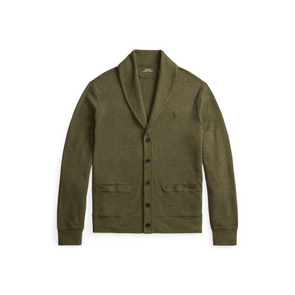 Luxury Jersey Shawl-Collar Cardigan Polo Ralph Lauren 1