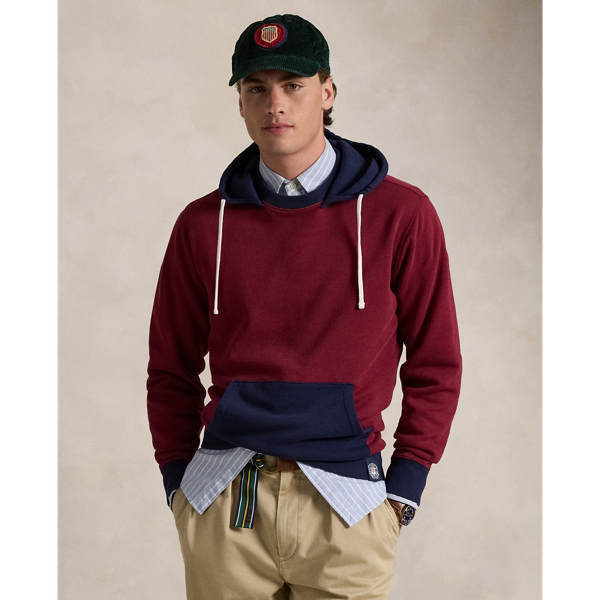 Red Carpet/Cruise Navy Two-Tone Fleece Hoodie Polo Ralph Lauren 1