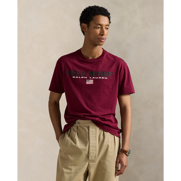 ★米国発*POLO*新作*Classic Fit New York Jersey Tシャツ/BL★ Classic Fit New York Jersey T-Shirt