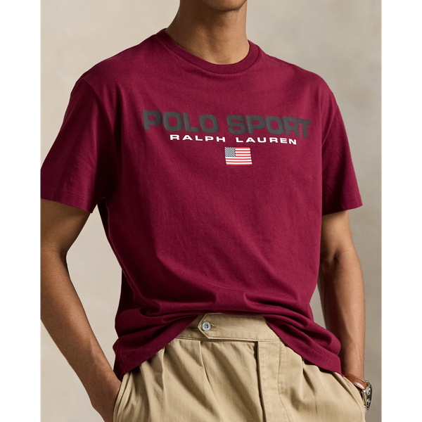 Tシャツ・カットソー Ralph Lauren SLIM FIT SPORT SHIRT (710 929345 008 WINE) Polo RL Women's Classic Fit Mesh Pony Shirt (Red Wine, Large
