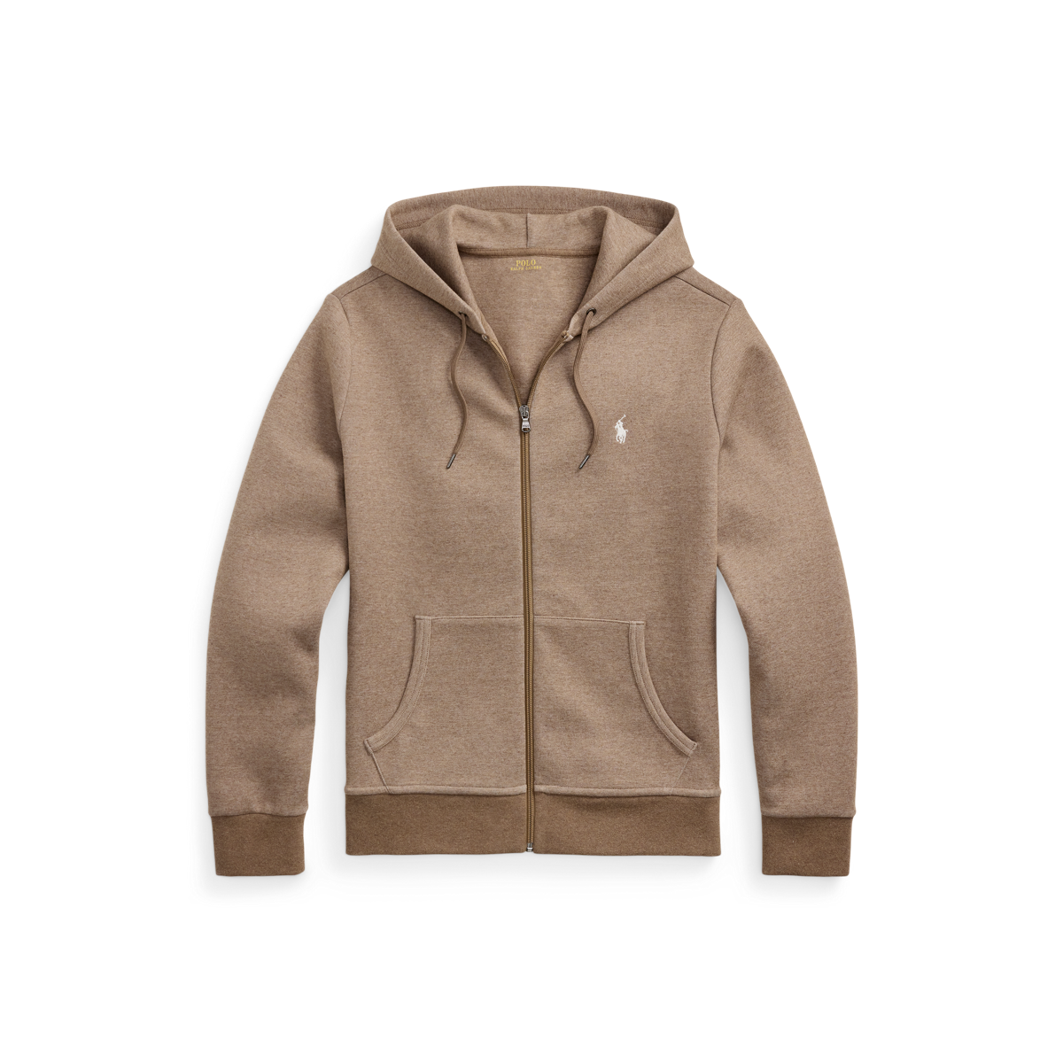 Polo Ralph store Lauren Double-Knit Full-Zip Hoodie Color Company Olive