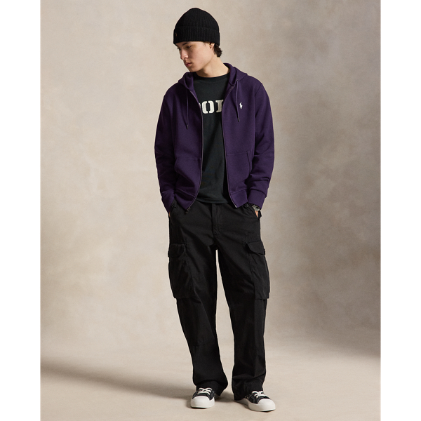 Ancient Purple/c1730 Double-Knit Full-Zip Hoodie Polo Ralph Lauren 4