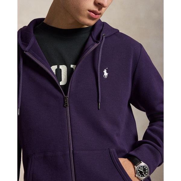 Ancient Purple/c1730 Double-Knit Full-Zip Hoodie Polo Ralph Lauren 6