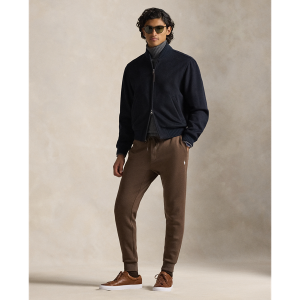 Nutmeg Brown Heather Double-Knit Jogging Bottoms Polo Ralph Lauren 1