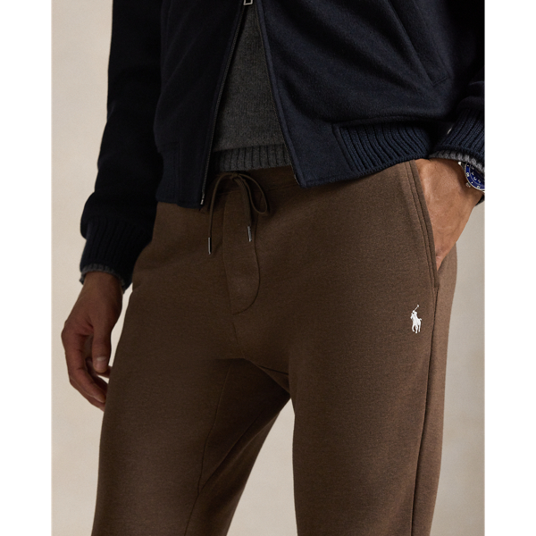 Nutmeg Brown Heather Double-Knit Jogging Bottoms Polo Ralph Lauren 6