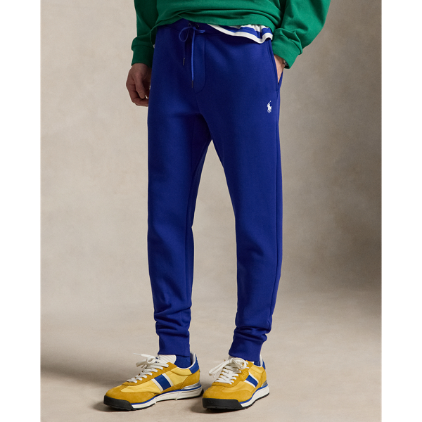 Pantalon de jogging jersey double Polo Ralph Lauren en Azur classique 4