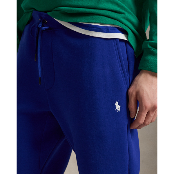 Pantalon de jogging jersey double Polo Ralph Lauren en Azur classique 6