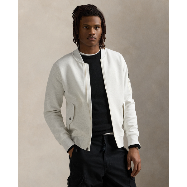 Double-Knit Bomber Jacket