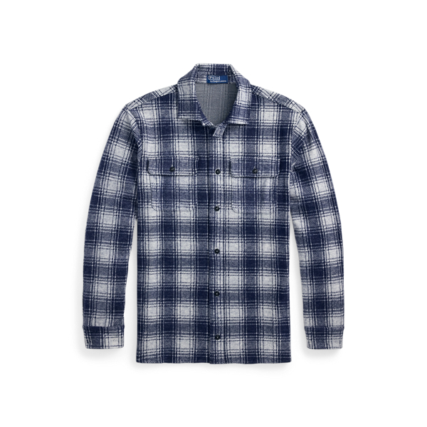 Classic Fit Plaid Brushed Flannel Shirt