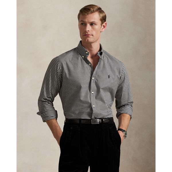 Classic Fit Plaid Twill Shirt