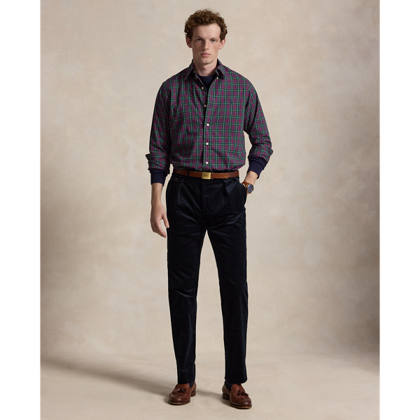 Classic Fit Plaid Twill Shirt