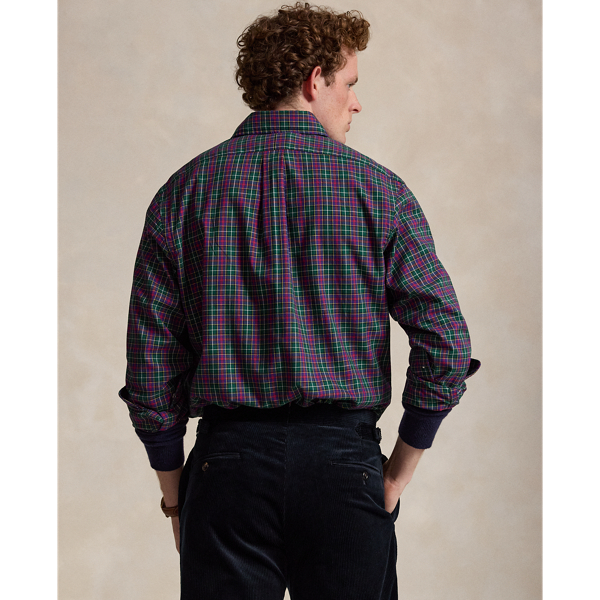 Classic Fit Plaid Twill Shirt