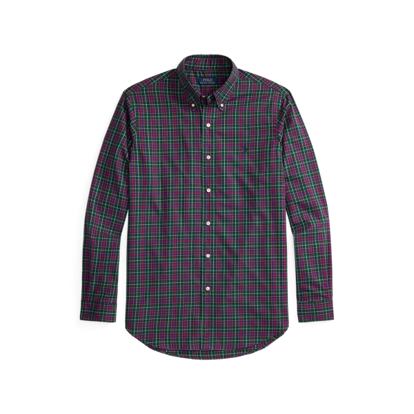 Classic Fit Plaid Twill Shirt