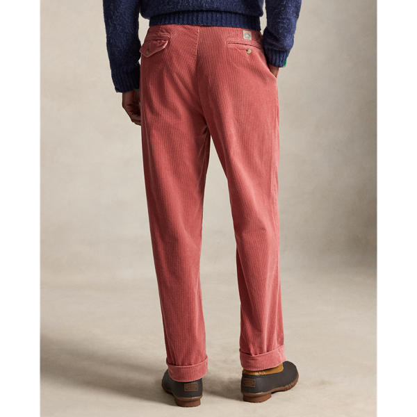 Pantalon Whitman en velours c&ocirc;tel&eacute; Polo Ralph Lauren en Rose Litchfield 5