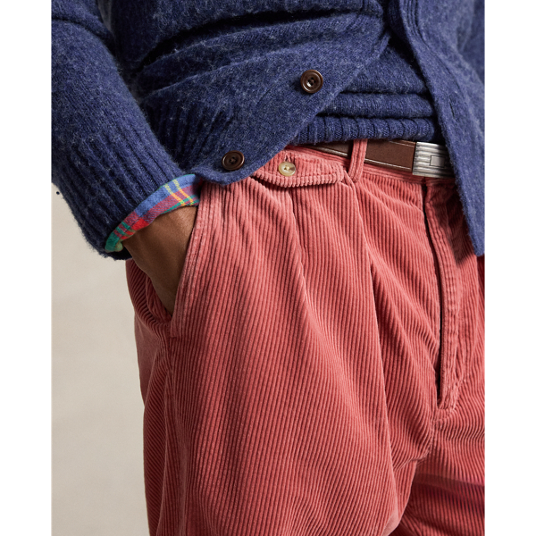 Pantalon Whitman en velours c&ocirc;tel&eacute; Polo Ralph Lauren en Rose Litchfield 6
