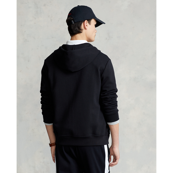 Polo Black Double-Knit Full-Zip Hoodie Polo Ralph Lauren 5