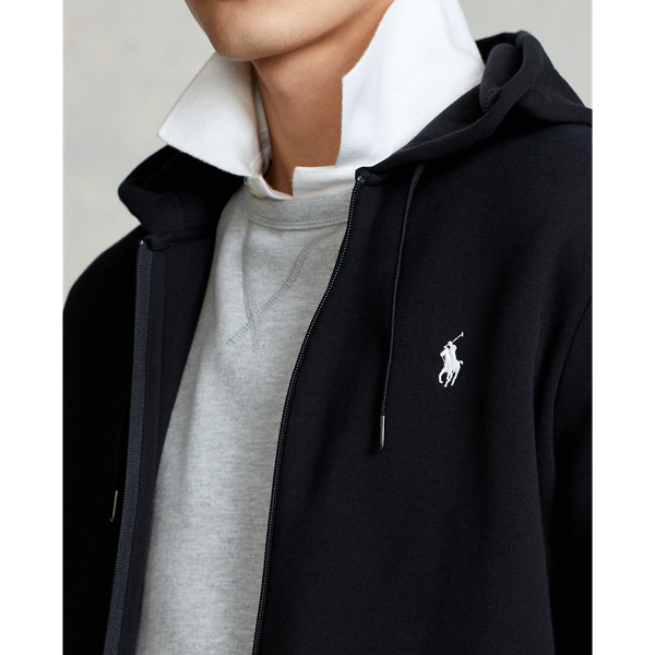 Polo Black Double-Knit Full-Zip Hoodie Polo Ralph Lauren 6