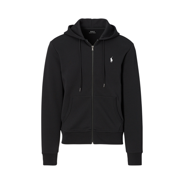 Polo Black Double-Knit Full-Zip Hoodie Polo Ralph Lauren 2