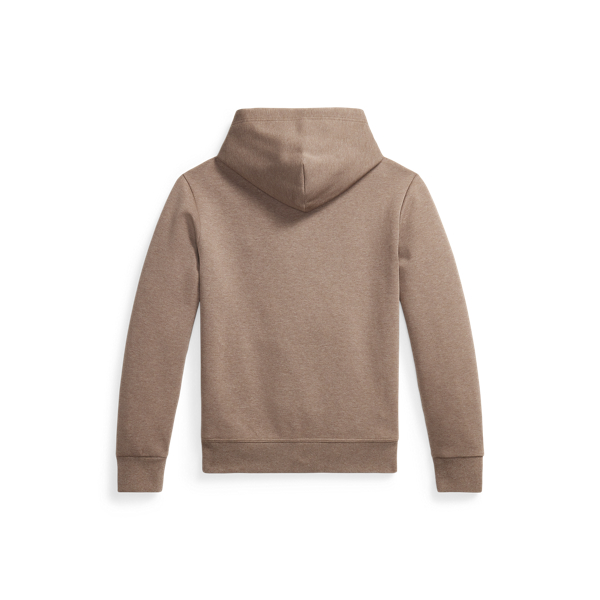 Doppellagiger Kapuzenpullover Polo Ralph Lauren in Braun meliert 2