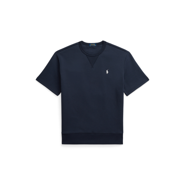 Double-Knit Short-Sleeve Sweatshirt
