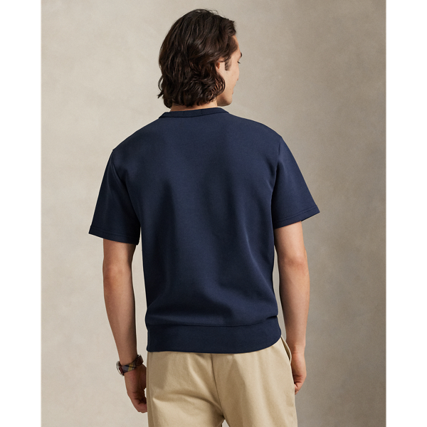 Double-Knit Short-Sleeve Sweatshirt