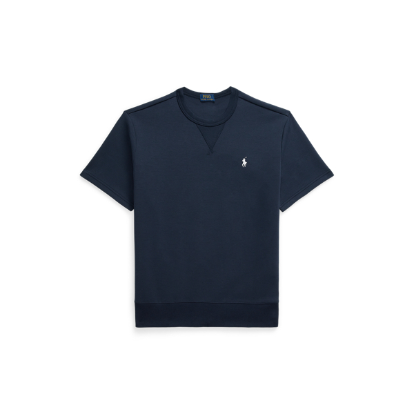 Double-Knit Short-Sleeve Sweatshirt