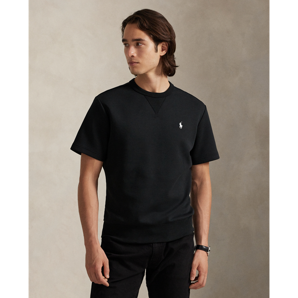 Sweat en maille double à manches courtes