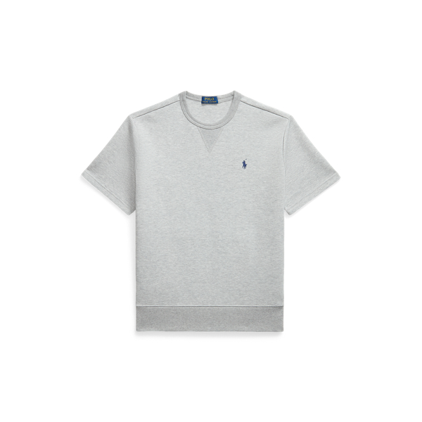 Double-Knit Short-Sleeve Sweatshirt