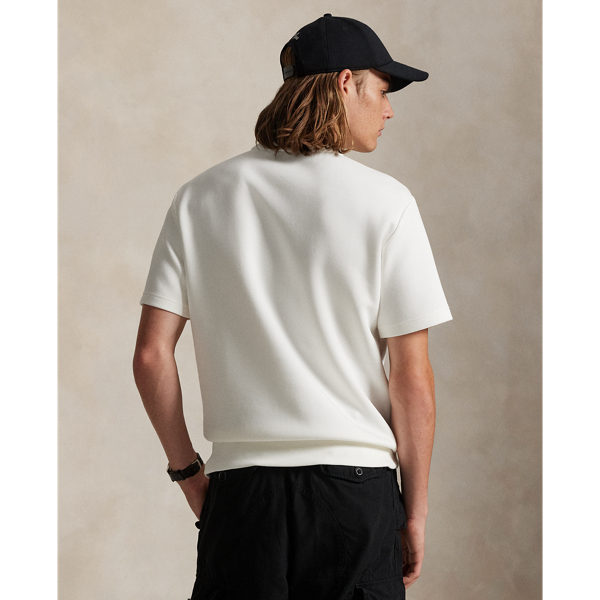 Double-Knit Short-Sleeve Sweatshirt