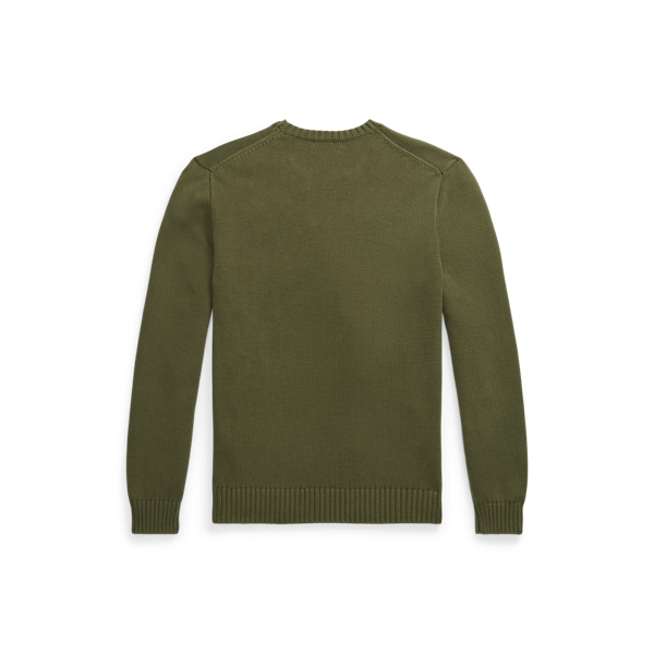 Rundhalspullover aus Baumwolle Polo Ralph Lauren in Dunkles Salbei 2