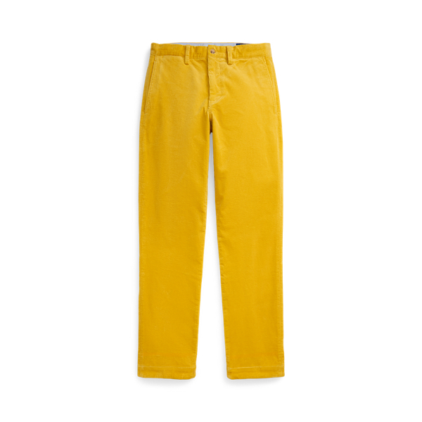 Straight-Fit Kordsamthose mit Stretch