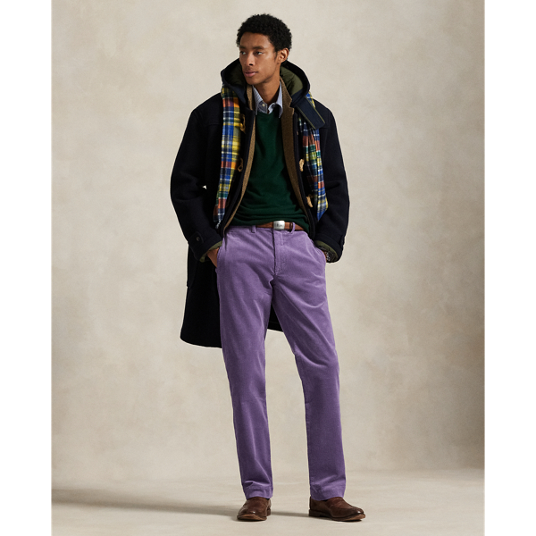 Straight Fit Stretch Corduroy Trouser