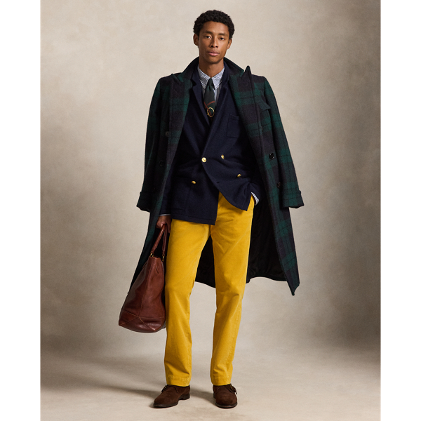 Pantalon Bedford en velours Straight Fit
