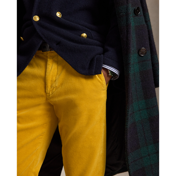 Pantalon Bedford en velours Straight Fit