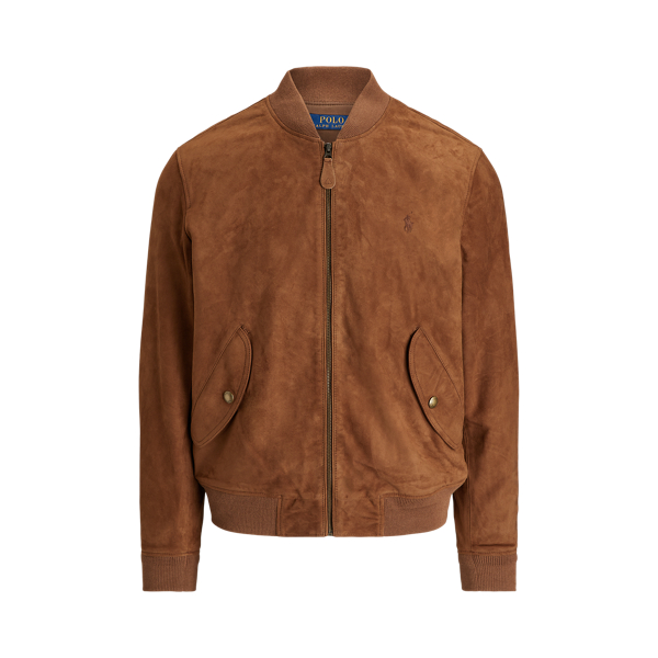 Bomberjacke aus Wildleder