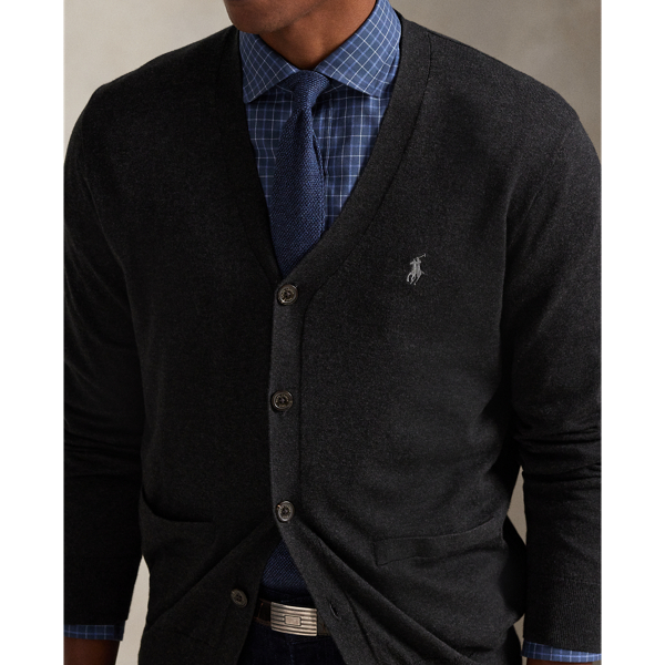 Cotton V-Neck Cardigan