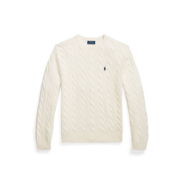 Cable-Knit Wool Jumper