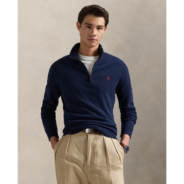 Wool Quarter-Zip Jumper