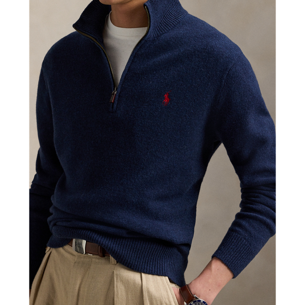 Wool Quarter-Zip Jumper