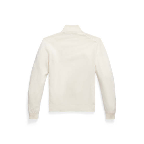 Andover Cream Wool Quarter-Zip Jumper Polo Ralph Lauren 2