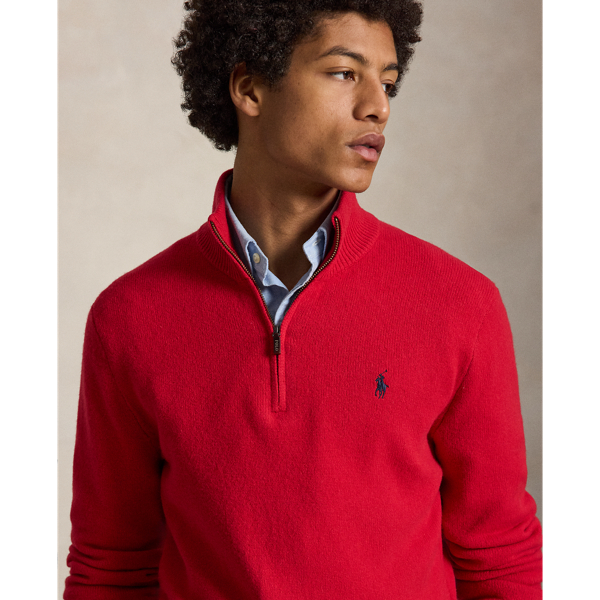 Wool Quarter-Zip Jumper