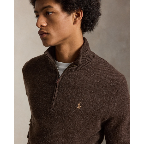 Wool Quarter-Zip Jumper