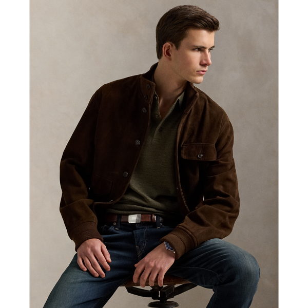 Cargo Olive Heather Washable Wool Polo-Collar Jumper Polo Ralph Lauren 7