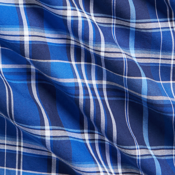 Custom Fit Plaid Oxford Shirt 