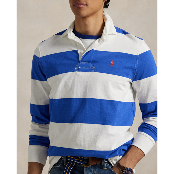 Classic Fit Striped Jersey Rugby Shirt | Ralph Lauren