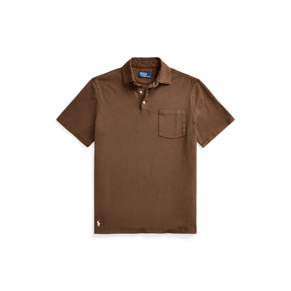 Classic Fit Cotton-Linen Polo Shirt