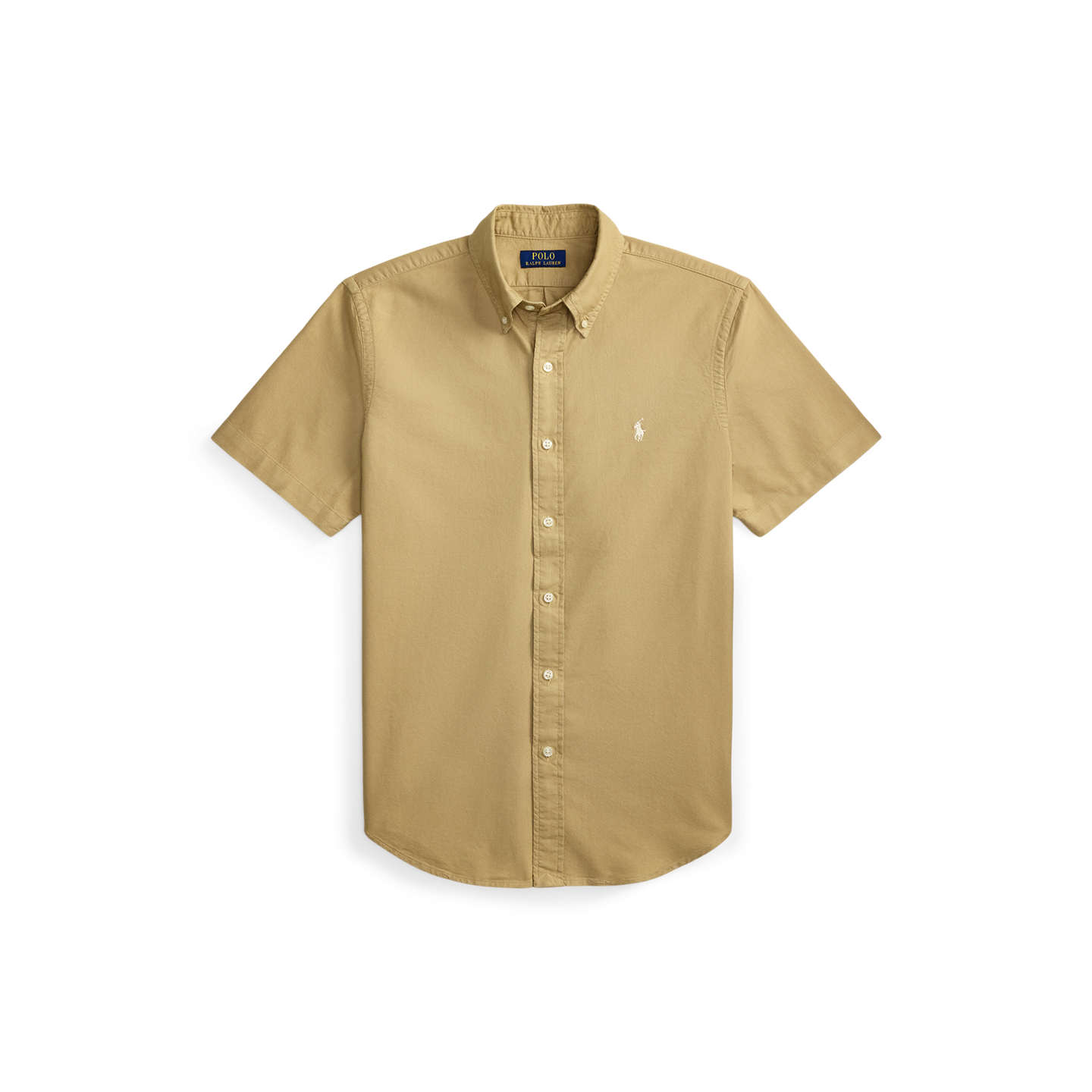 Рубашка Ralph Lauren Classic Fit Garment-Dyed Oxford, цвет: Рыжевато-коричневый — фото 5