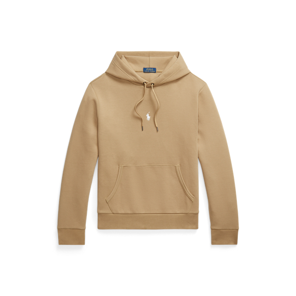 Felpa con cappuccio a maglia doppia