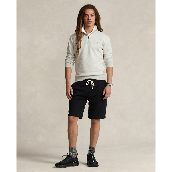 Sweat demi-zipp&eacute; &agrave; maille double Polo Ralph Lauren en Chin&eacute; Andover 4