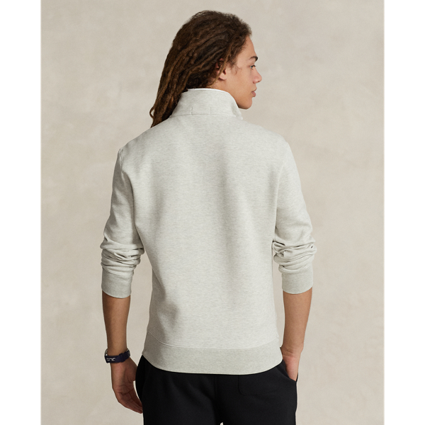 Sweat demi-zipp&eacute; &agrave; maille double Polo Ralph Lauren en Chin&eacute; Andover 5